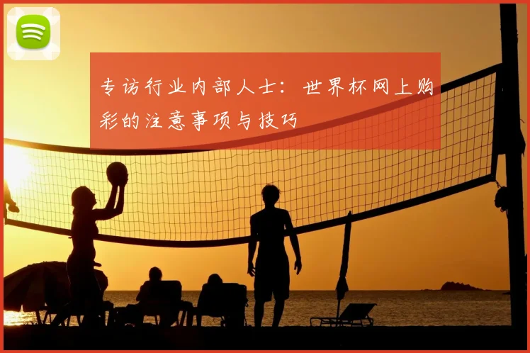 专访行业内部人士:世界杯网上购彩的注意事项与技巧